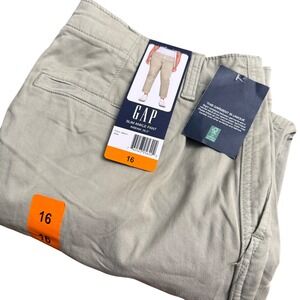 Gap Slim Ankle Pant Green Sage Chino Trousers Size 16 NWT 1868327